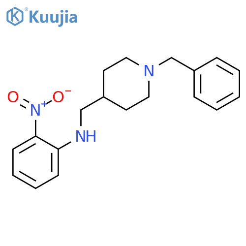 4-PIPERIDINEMETHANAMINE, N-(2-NITROPHENYL)-1-(PHENYLMETHYL)- structure