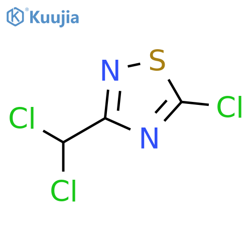 1,2,4-THIADIAZOLE, 5-CHLORO-3-(DICHLOROMETHYL)- structure