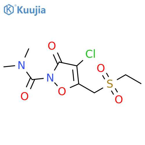 2(3H)-Isoxazolecarboxamide, 4-chloro-5-[(ethylsulfonyl)methyl]-N,N-dimethyl-3-oxo- structure