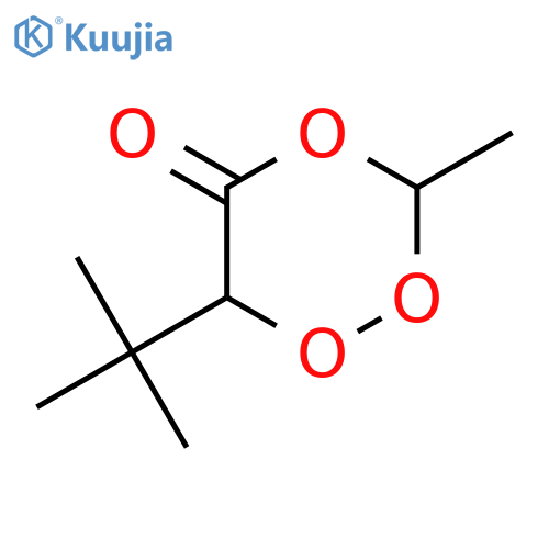 1,2,4-Trioxan-5-one, 6-(1,1-dimethylethyl)-3-methyl- structure