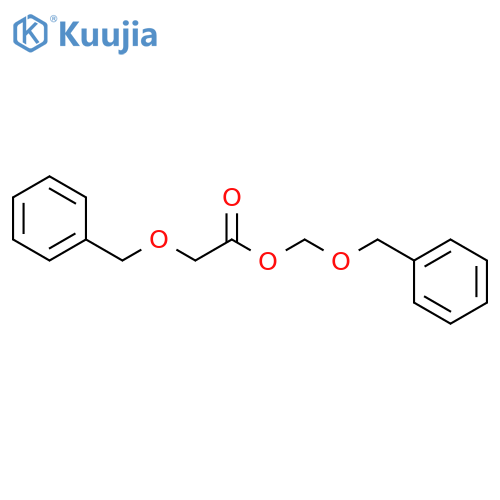 Acetic acid, (phenylmethoxy)-, (phenylmethoxy)methyl ester structure