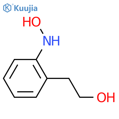 Benzeneethanol, 2-(hydroxyamino)- structure
