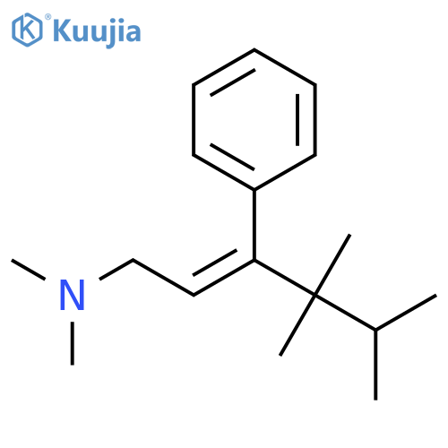 2-Hexen-1-amine, N,N,4,4,5-pentamethyl-3-phenyl- structure