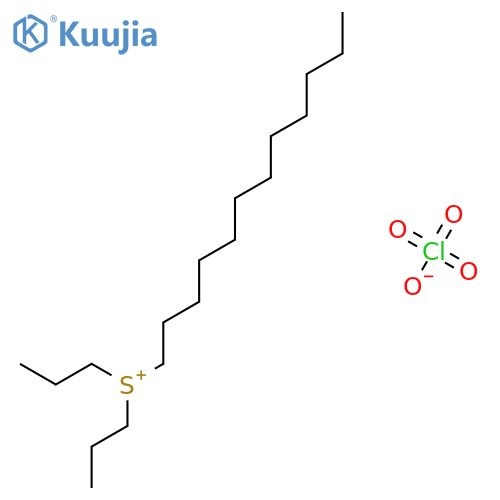 Sulfonium, dodecyldipropyl-, perchlorate structure