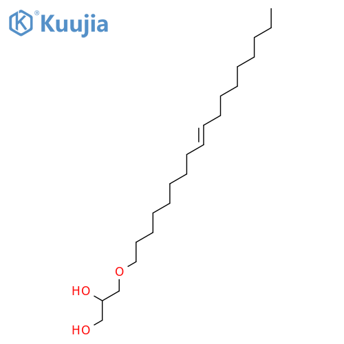 1,2-Propanediol, 3-(9-octadecenyloxy)-, (R)- structure