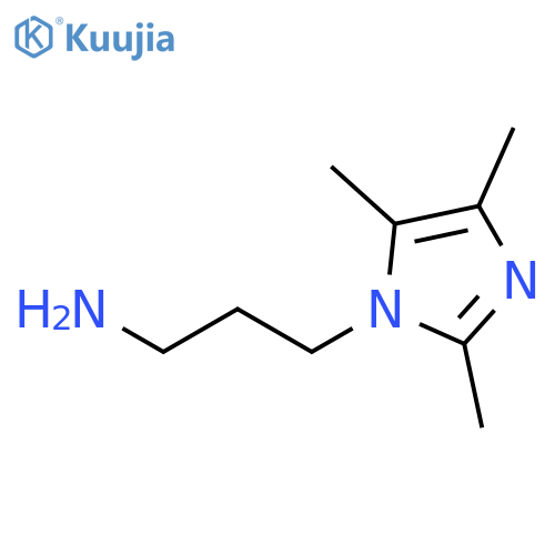 1H-Imidazole-1-propanamine, 2,4,5-trimethyl- structure