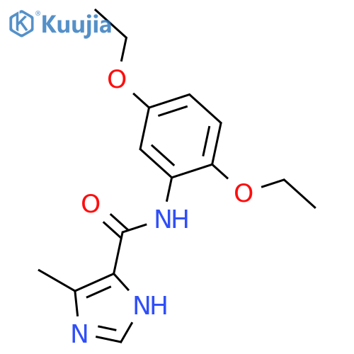 1H-Imidazole-4-carboxamide, N-(2,5-diethoxyphenyl)-5-methyl- structure