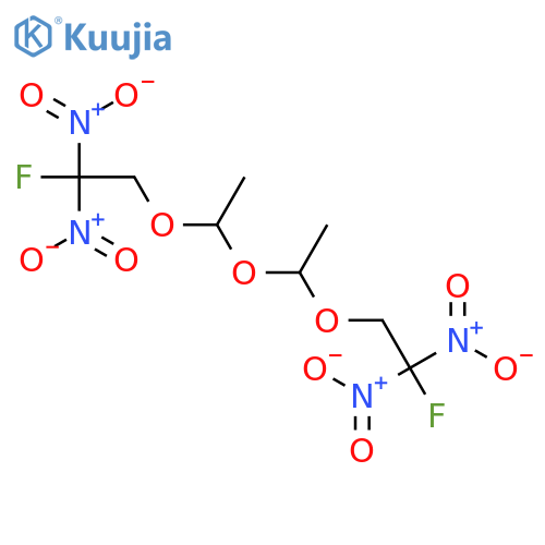 Ethane, 1,1'-oxybis[1-(2-fluoro-2,2-dinitroethoxy)- structure