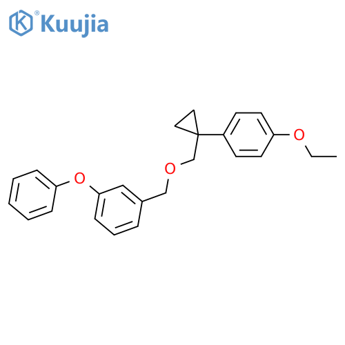 1-({[1-(4-ethoxyphenyl)cyclopropyl]methoxy}methyl)-3-phenoxybenzene structure