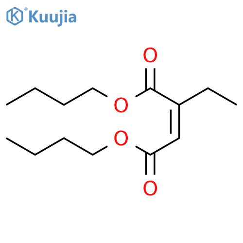 2-Butenedioic acid, 2-ethyl-, dibutyl ester, (Z)- structure