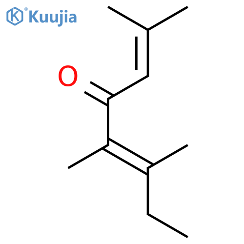 2,5-Octadien-4-one, 2,5,6-trimethyl- structure