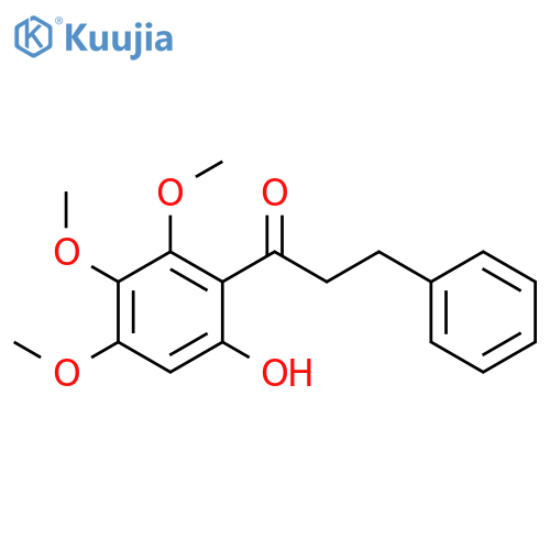 1-Propanone, 1-(6-hydroxy-2,3,4-trimethoxyphenyl)-3-phenyl- structure