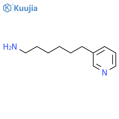 3-Pyridinehexanamine structure