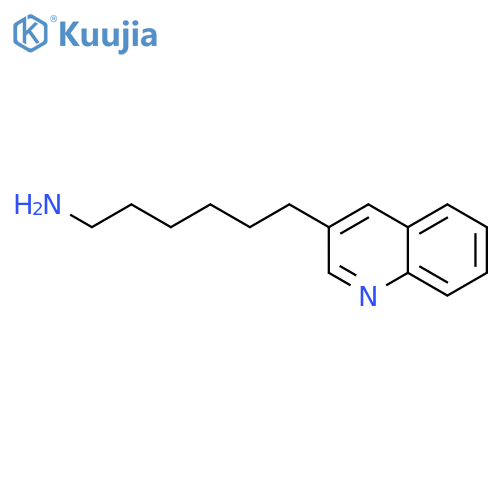 3-Quinolinehexanamine structure