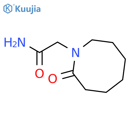 2-(2-oxoazocan-1-yl)acetamide structure