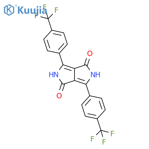 Pyrrolo[3,4-c]pyrrole-1,4-dione, 2,5-dihydro-3,6-bis[4-(trifluoromethyl)phenyl]- structure