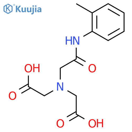 Glycine, N-(carboxymethyl)-N-[2-[(2-methylphenyl)amino]-2-oxoethyl]- structure