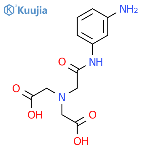 Glycine, N-[2-[(3-aminophenyl)amino]-2-oxoethyl]-N-(carboxymethyl)- structure