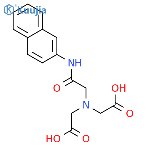 Glycine, N-(carboxymethyl)-N-[2-(2-naphthalenylamino)-2-oxoethyl]- structure