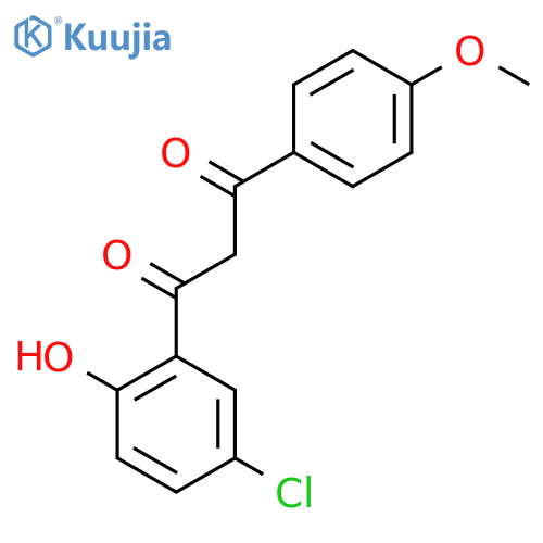 1,3-Propanedione, 1-(5-chloro-2-hydroxyphenyl)-3-(4-methoxyphenyl)- structure