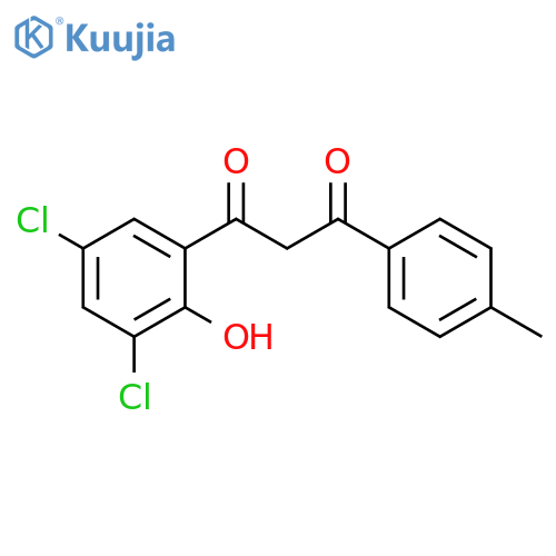 1,3-Propanedione,1-(3,5-dichloro-2-hydroxyphenyl)-3-(4-methylphenyl)- structure