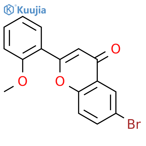 6-bromo-2-(2-methoxyphenyl)-4H-chromen-4-one structure