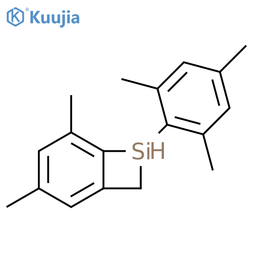 7-Silabicyclo[4.2.0]octa-1,3,5-triene, 3,5-dimethyl-7-(2,4,6-trimethylphenyl)- structure