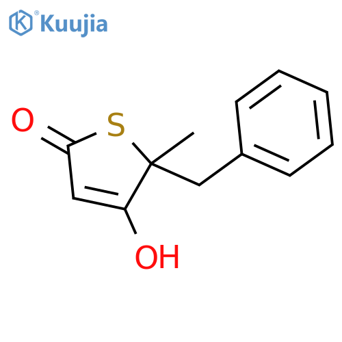 2(5H)-Thiophenone, 4-hydroxy-5-methyl-5-(phenylmethyl)- structure