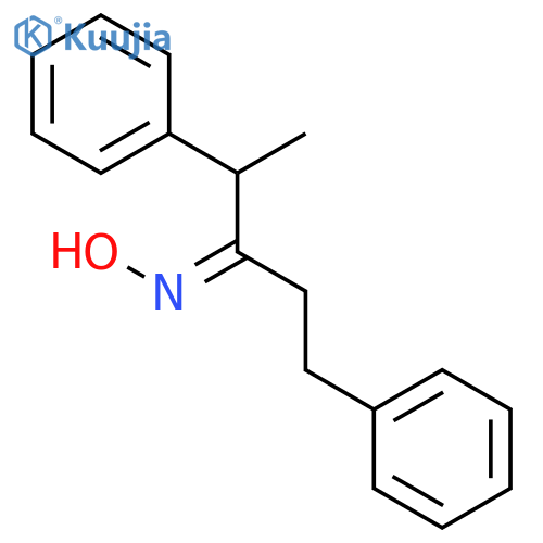 3-Pentanone, 1,4-diphenyl-, oxime structure