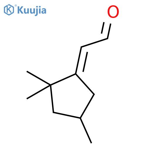 Acetaldehyde, (2,2,4-trimethylcyclopentylidene)- structure
