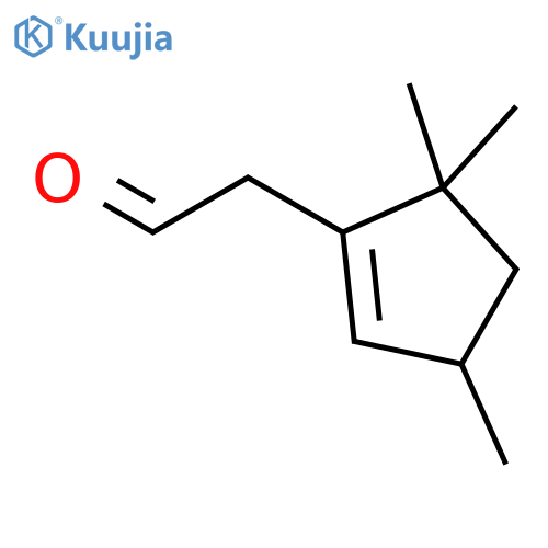 1-Cyclopentene-1-acetaldehyde, 3,5,5-trimethyl- structure