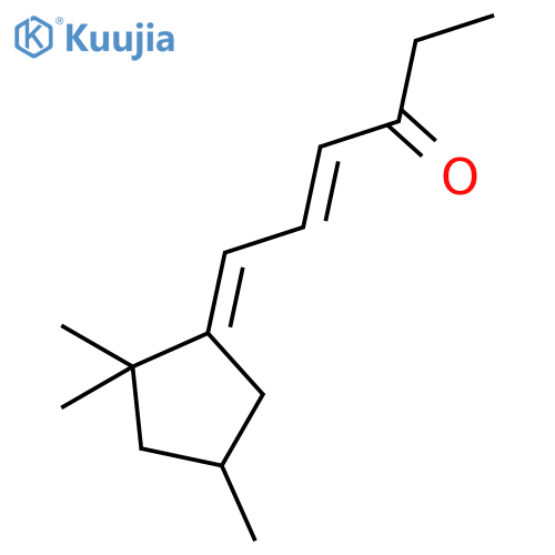 4-Hexen-3-one, 6-(2,2,4-trimethylcyclopentylidene)- structure