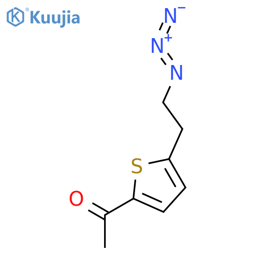 Ethanone, 1-[5-(2-azidoethyl)-2-thienyl]- structure