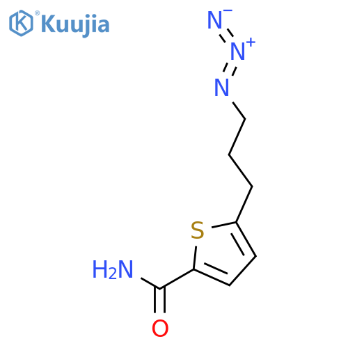 2-Thiophenecarboxamide, 5-(3-azidopropyl)- structure