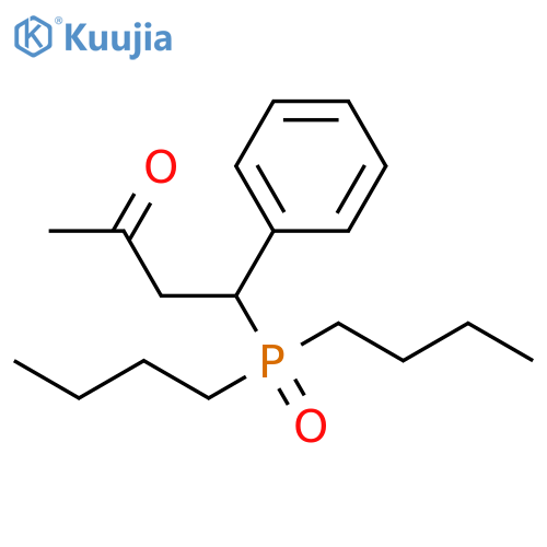 2-Butanone, 4-(dibutylphosphinyl)-4-phenyl- structure