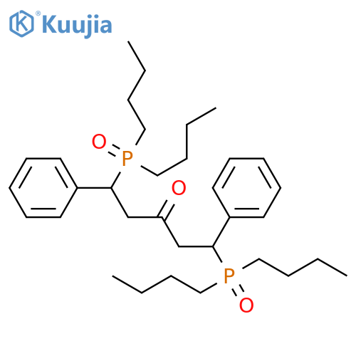3-Pentanone, 1,5-bis(dibutylphosphinyl)-1,5-diphenyl- structure