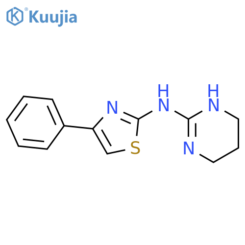 2-PYRIMIDINAMINE, 1,4,5,6-TETRAHYDRO-N-(4-PHENYL-2-THIAZOLYL)- structure