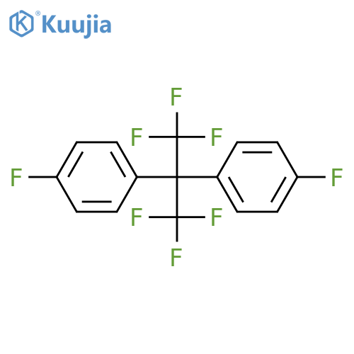 Benzene, 1,1'-[2,2,2-trifluoro-1-(trifluoromethyl)ethylidene]bis[4-fluoro- structure