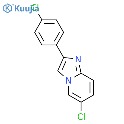 6-chloro-2-(4-chlorophenyl)imidazo1,2-apyridine structure