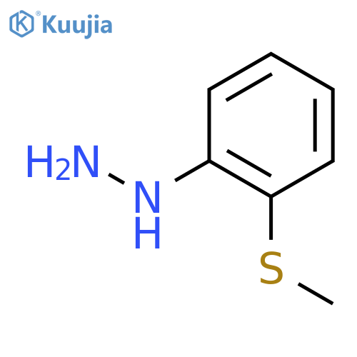 2-(methylsulfanyl)phenylhydrazine structure