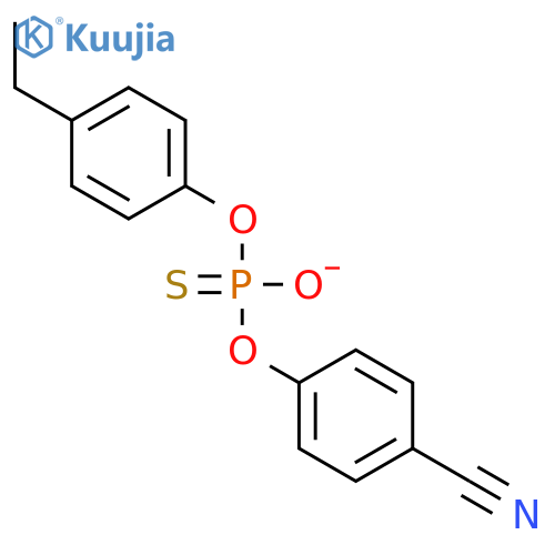 PHOSPHOROTHIOIC ACID, O-(4-CYANOPHENYL) O-(4-ETHYLPHENYL) ESTER structure