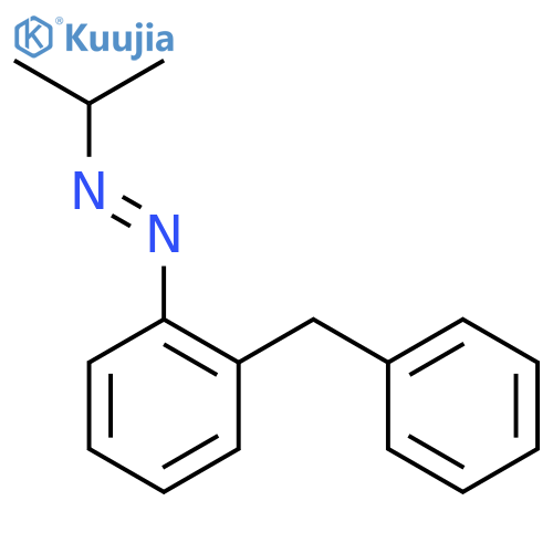 Diazene, (1-methylethyl)[(phenylmethyl)phenyl]- structure