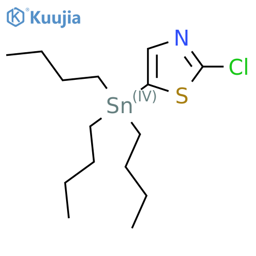2-Chloro-5-(tributylstannyl)thiazole structure