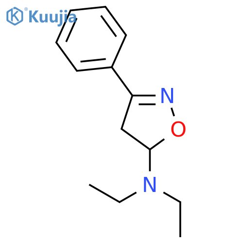 5-Isoxazolamine, N,N-diethyl-4,5-dihydro-3-phenyl- structure