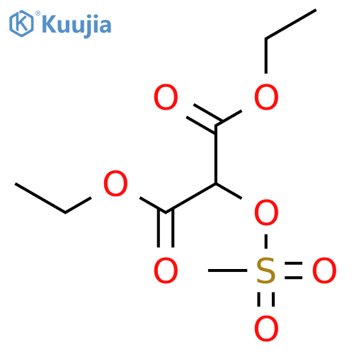 Propanedioic acid, [(methylsulfonyl)oxy]-, diethyl ester structure