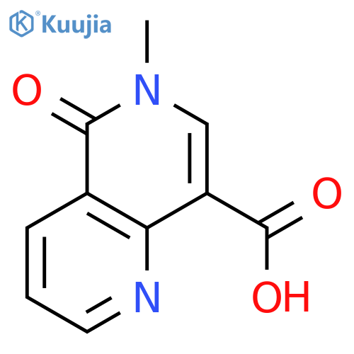 1,6-Naphthyridine-8-carboxylic acid, 5,6-dihydro-6-methyl-5-oxo- structure