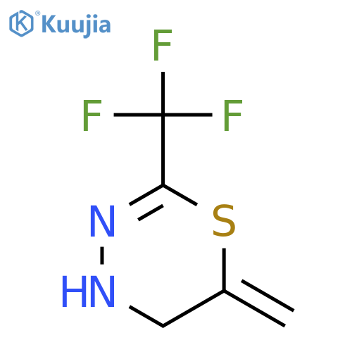 4H-1,3,4-Thiadiazine, 5,6-dihydro-6-methylene-2-(trifluoromethyl)- structure