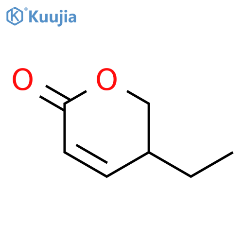 2H-Pyran-2-one, 5-ethyl-5,6-dihydro- structure