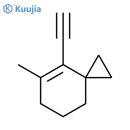 Spiro[2.5]oct-4-ene, 4-ethynyl-5-methyl- structure