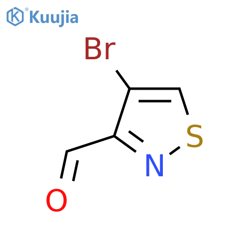 4-Bromoisothiazole-3-carbaldehyde structure